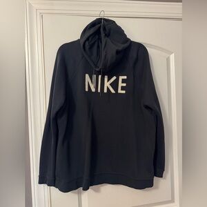 Nike Black and White Logo Hoodie